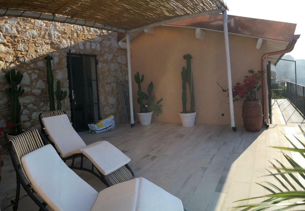 House In Grimaldi. Spectacular View Over The French Riviera! Grimaldi  Eksteriør bilde